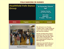 Tablet Screenshot of heathfieldfolk.org.uk